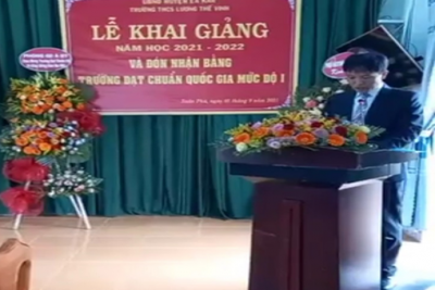 LỄ ĐÓN BẰNG CÔNG NHẬN TRƯỜNG ĐẠT CHUẨN QUỐC GIA VÀ KHAI GIẢNG NĂM HỌC 2021 – 2022