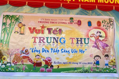 VUI TẾT TRUNG THU NĂM 2025 TẠI TRƯỜNG THCS LƯƠNG THẾ VINH