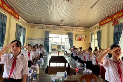 TRƯỜNG THCS LƯƠNG THẾ VINH TỔ CHỨC THÀNH CÔNG ĐẠI HỘI CHÁU NGOAN BÁC HỒ ( NĂM HỌC 2025 – 2026)